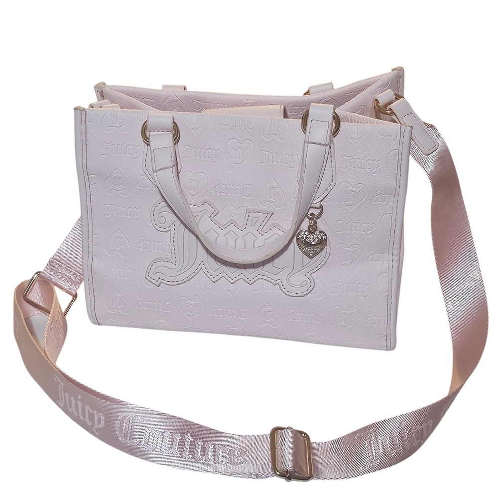 Juicy Couture Pink Diamond Upgrade U Mini Tote Handbag Power Blush